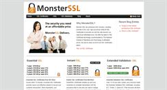 Desktop Screenshot of monsterssl.com