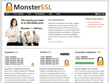 Tablet Screenshot of monsterssl.com